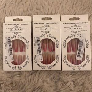 Bundle of fake Nails pack (3 packs)